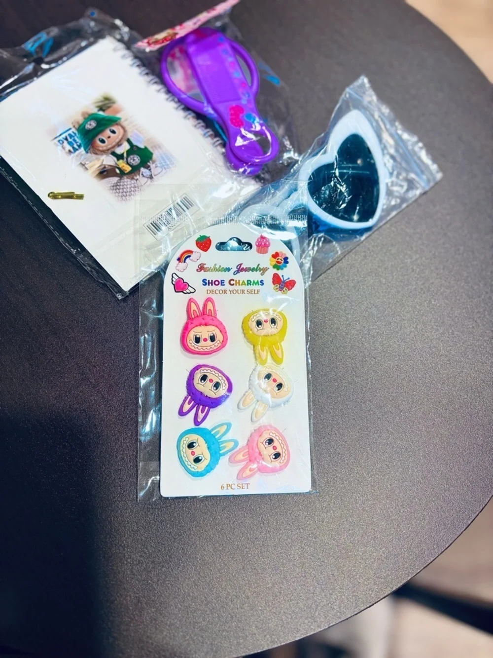 Fashion Kids Fun Brand New in the Package With Fashion Jewelry Handle Mirror Set